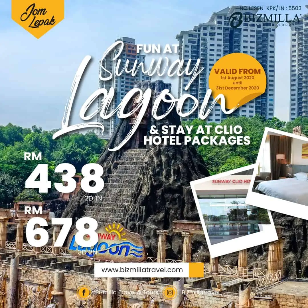 Sunway Lagoon Theme Park + Clio Hotel